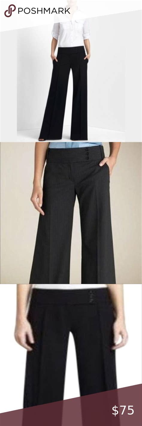 2 50 BCBGMAXAZRIA Back Wideleg Tabitha Slacks Slack Pants Slacks