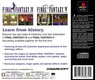 Final Fantasy Anthology European Edition Images Launchbox Games Database