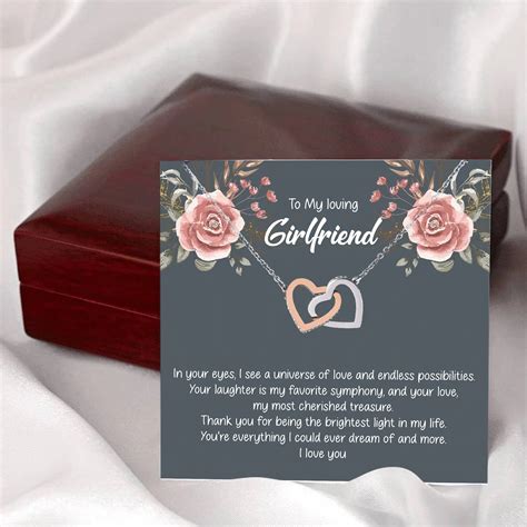 Gift for Girlfriend, Birthday Gifts for Girlfriend, Necklace for Girlfriend, Anniversary Gifts ...