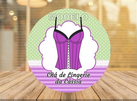Adesivo Latinha Ch De Lingerie Elo Produtos Especiais