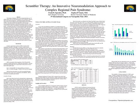 Scrambler Therapy: An Innovative Neuromodulation Approach to Complex