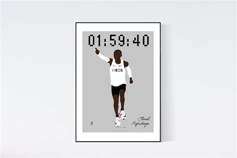 Eliud Kipchoge INEOS 1:59 poster | Etsy