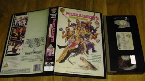 Police Academy Vhs Video Big Box Ex Rental Cert Original First