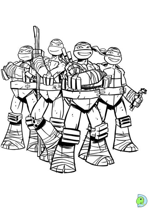 Desenho Para Colorir Das Tartarugas Ninjas