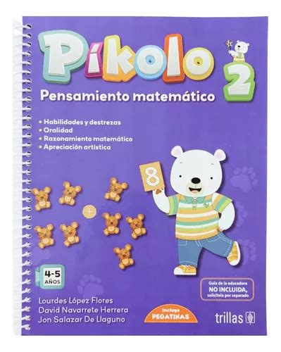 Pikolo 2 Pensamiento Matemático Preescolar Trillas Envío gratis