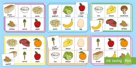 Healthy Eating Food Bingo (teacher made)