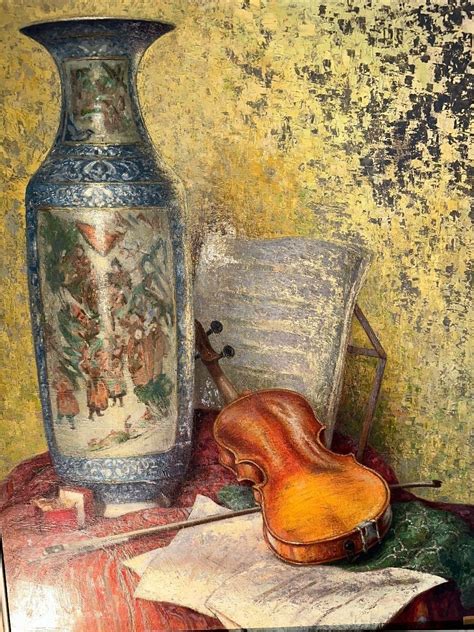 Proantic Nature Morte Au Violon