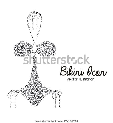 Illustration Bikini Icons Swimsuit One Piece Stock Vector Royalty Free Shutterstock