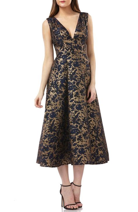 Kay Unger Jacquard Cocktail Dress Dresses Gowns Of Elegance A Line