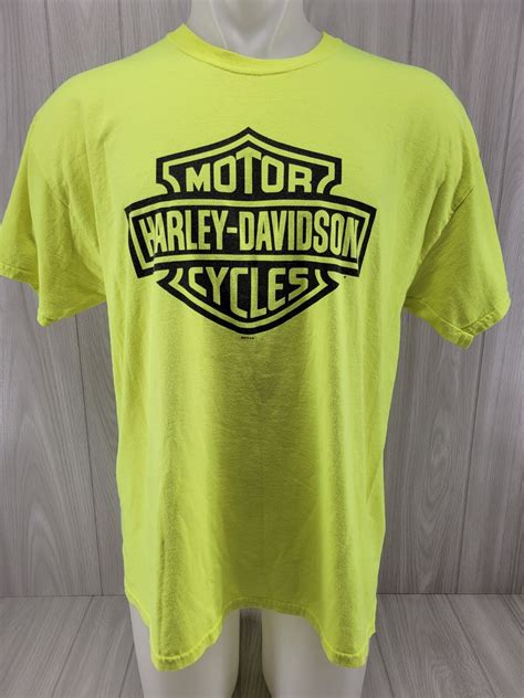 Harley-Davidson Birmingham, Al RIDERS Neon Yellow T-S… - Gem