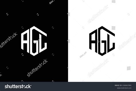 AGL Letter Initial Logo Design Royalty Free Stock Vector 2160427891