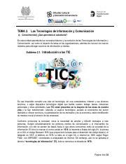 Unidad Las Tecnolog As De Informaci N Y Comunicaci N Pdf