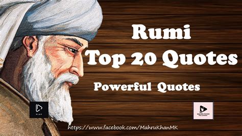 Rumi TOP 20 Quotes Powerful Quotes Maulana Rumi By Quotes Hub