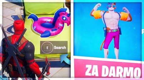 Ukryte Darmowe Nagrody W Fortnite Sezon Rozdzia Youtube