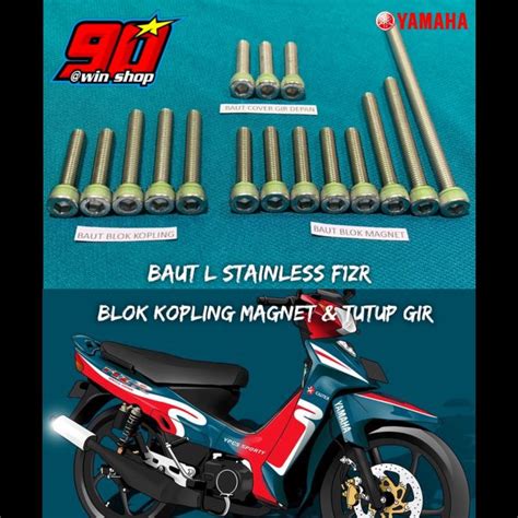 Baut Stainless L Blok Mesin Bak Kopling Magnet Fizr F Zr Force One