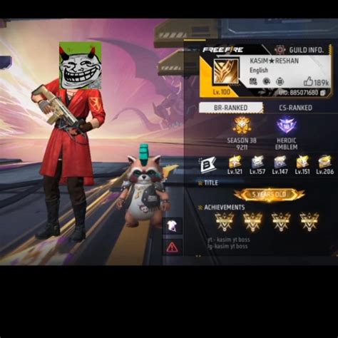 100 Leval Ki I D Pura Ho Gaya Master 4 Star Garena Freefire Short