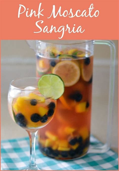 Pink Moscato Sangria Recipe Flour On My Face