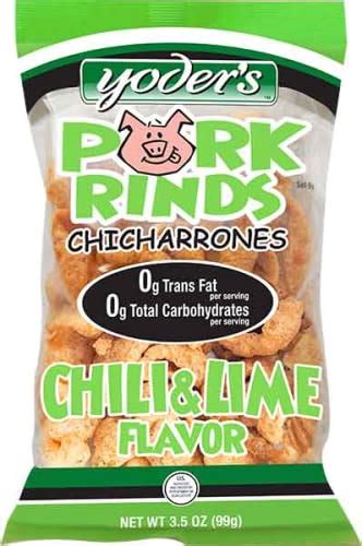 Yoder S Original Bbq Hot And Spicy Salt And Vinegar Or Chili Lime Pork Rinds