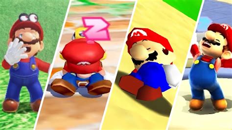 Evolution Of Mario Falling Asleep In Super Mario Games Youtube