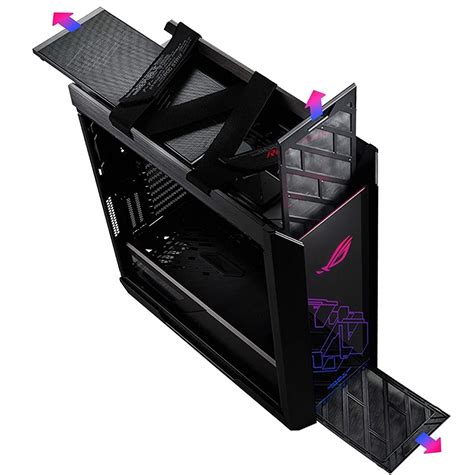 Корпус ASUS ROG Strix Helios RGB GX601 черный, без БП, EATX купить с ...