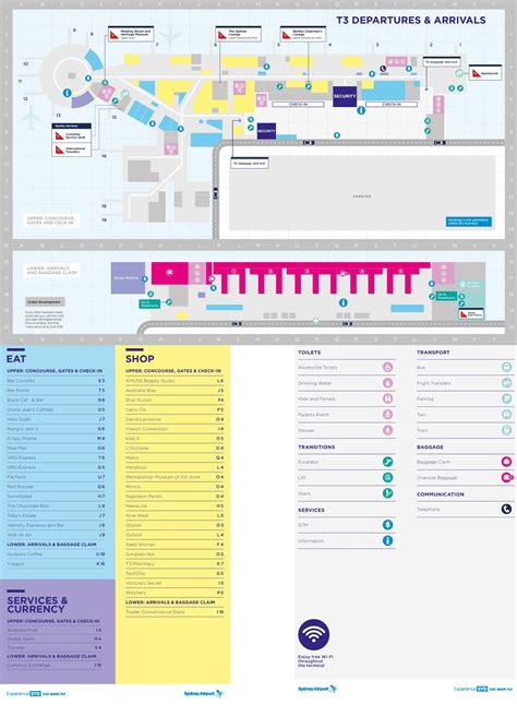 Sydney Airport Terminal 3 Map