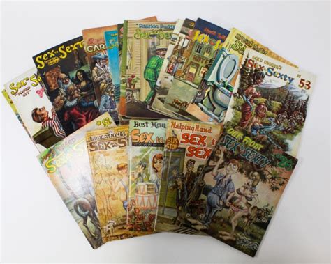 Lot LOT OF SEX TO SEXTY ADULT HUMOR COMIC BOOKS