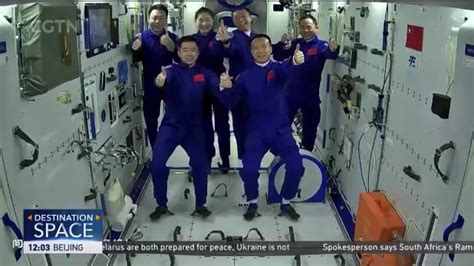 China Space Station Busiest Crew Of China Manned Space Program