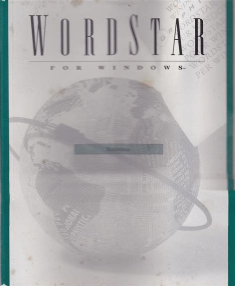 Wordstar For Windows - Software - Computing History