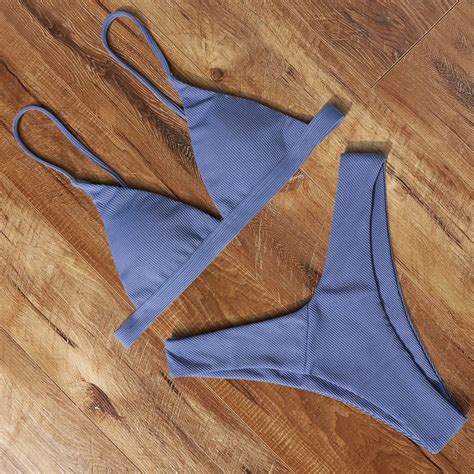 Micro Mini Bikini Swimwear Women Halter Push Up Bikini Set Padded Bra Sexy Swimsuit Hot