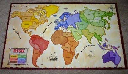 Risk Board Game Map