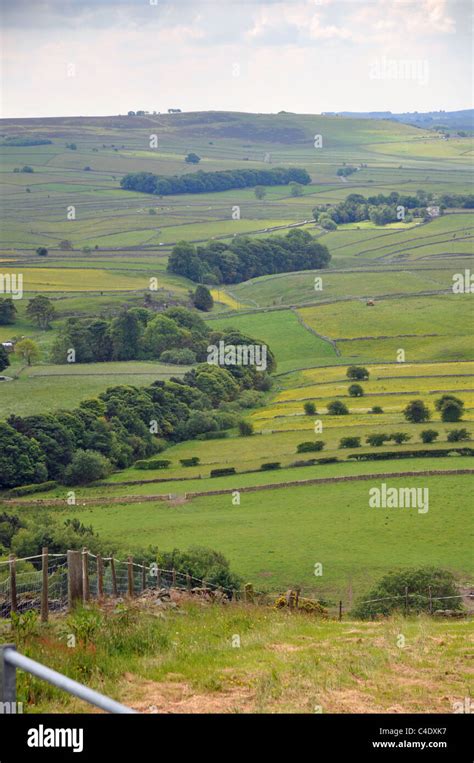 derbyshire england  dales  tideswell stock photo alamy