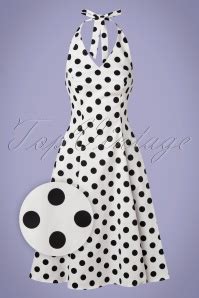 S Debra Polkadot Stripes Halter Bikini Top In Black And White