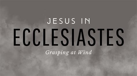 Grasping At Wind Pastor Luke Harbaugh September 17th 2023 Youtube