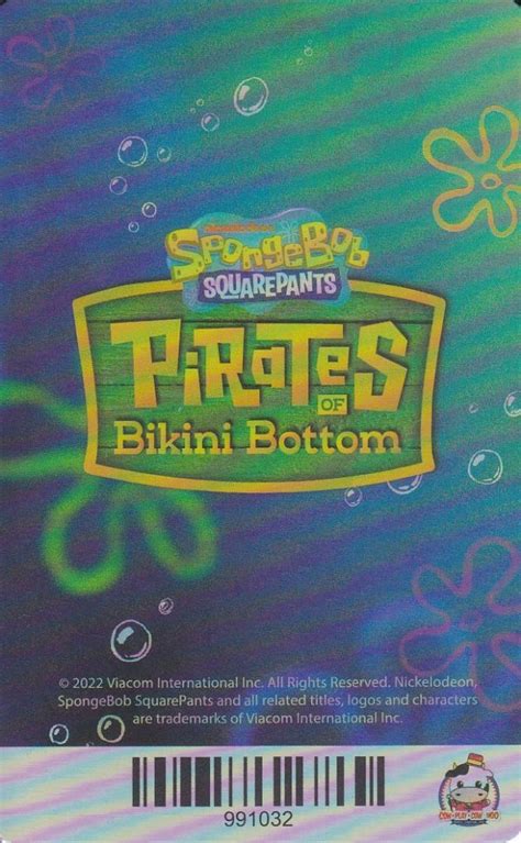 Cow Play Cow Moo Spongebob Squarepants Pirates Of Bikini Bottom Card Patrick Foil