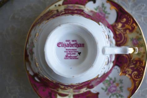 Vintage Elizabethan Staffordshire Balmond Fine Bone China Hand