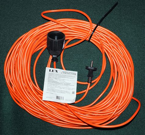 Обзор от покупателя на Удлинитель силовой LUX УС1-О-40 40м — интернет ...