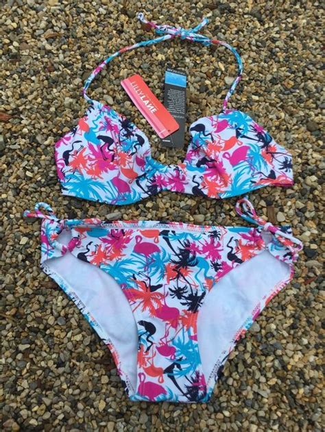 Maillot De Bain Bikini C Taille Motifs Palmiers Neuf Neu Und Originalverpackt In Agiez