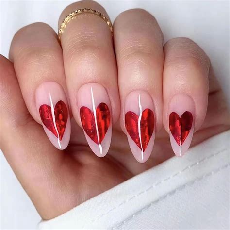 25 Steamy Hot Red Nails For Valentine S 2025 The Catalog By Celine