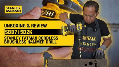 Review And Unboxing Sbd715d2k Stanley Fatmax 20v Cordless Brushless