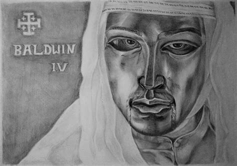 Baldwin Iv King Of Jerusalem Drawing By Santo Kely Pixels