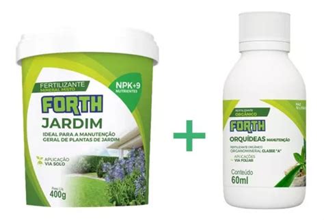 Kit De Fertilizantes Forth Garden De G M S Ml Para