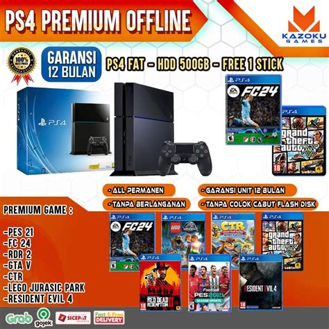 Jual Premium Offline Playstation Ps Ps Fat Slim Pro Hdd