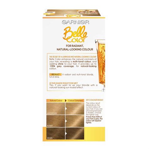 Garnier Belle Color 8 Natural Medium Blonde Permanent Hair Dye Wilko