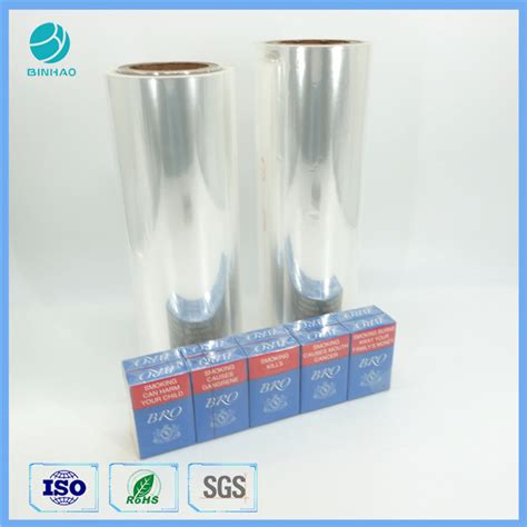 Wrapping Film For Tobacco Package PVC Naked Pack Film Cellophane Roll Package PVC And Plastic