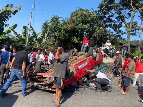 Accidente En Ruta Cito Zarco Deja A 15 Personas Heridas