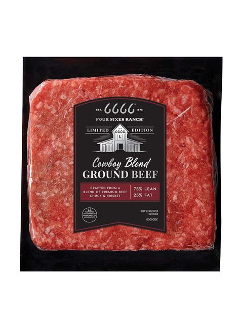 buy cowboy blend ground beef   sixes ranch brand beef