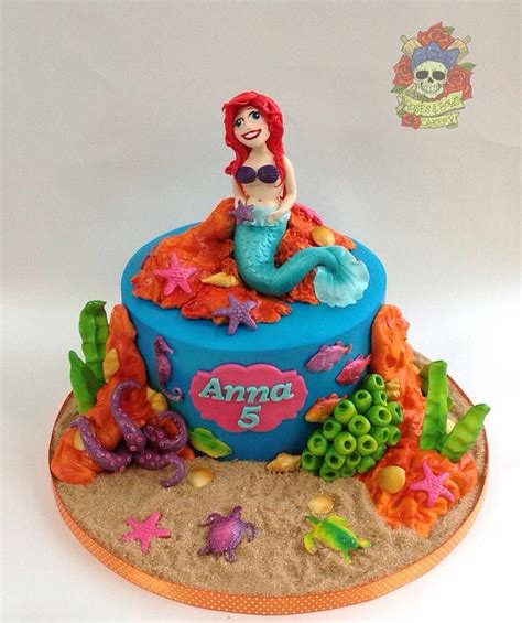 Ariel Decorated Cake By Karen Keaney Cakesdecor