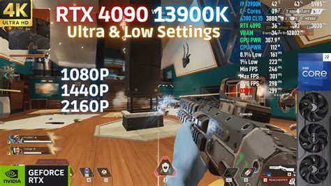 Apex Legends RTX 4090 13900K 6GHz 1080p 1440p 4K Ultra Low