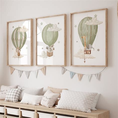 Hot Air Balloon Nursery Etsy
