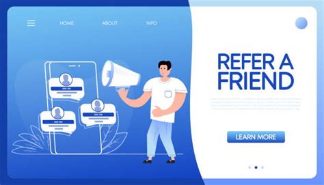 referral bonus icon illustrations royalty  vector graphics clip